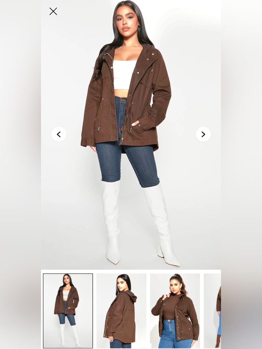 NWT!! Fashion Nova Anorak Jacket